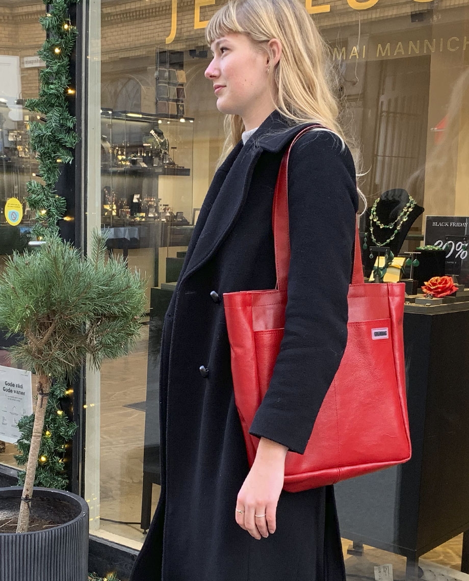Italian leather tote bag | NODA