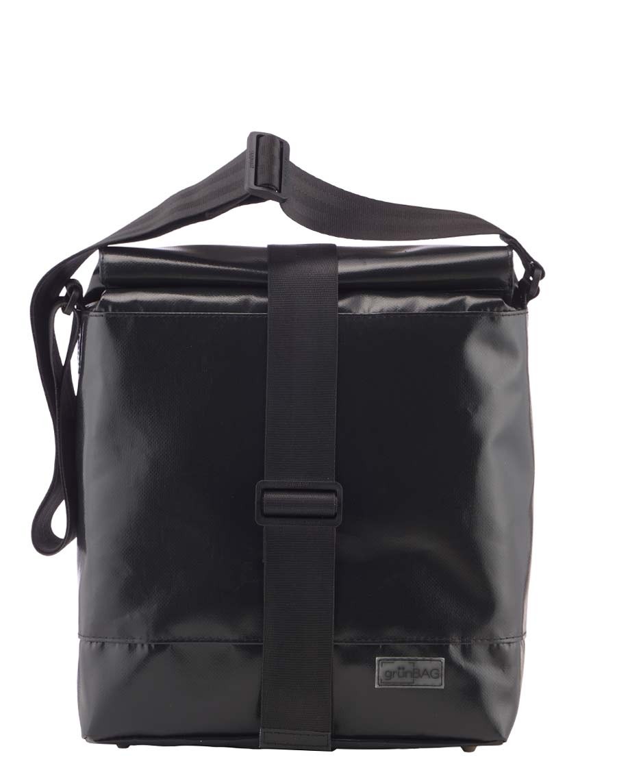 Black Shoulder Bag City Strap