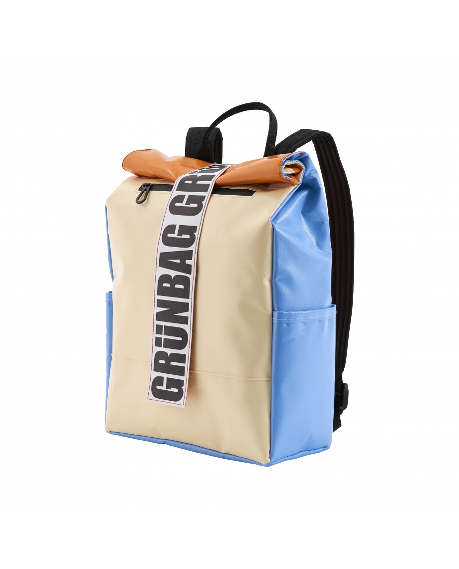 Light Blue Multicolor Backpack Alden